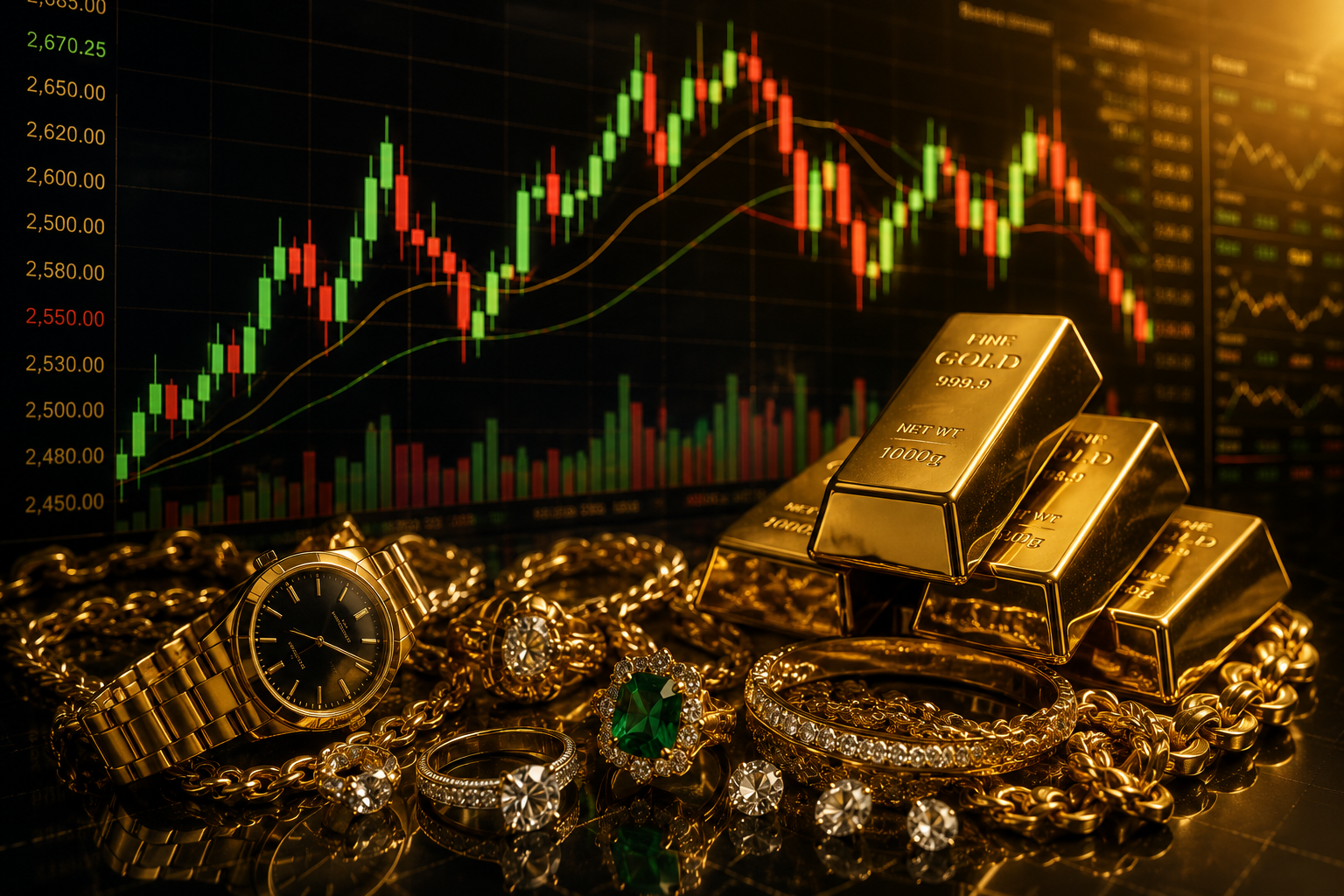 Cotización de metales preciosos oro plata tiempo real